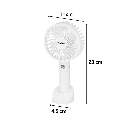 Galar kézi hordozható usb ventilátor tartóval 4 W 1200 mAh