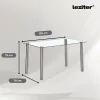 Karin 4+1 étkező garnitúra fehér-barna