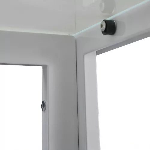 Ezra 120 cm szögletes üveg étkezőasztal