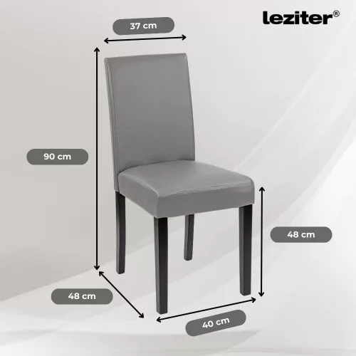 Leon 6+1 étkező garnitúra yorki tölgy-szürke