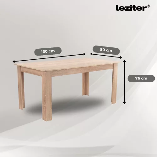 Leon 4+1 étkező garnitúra sonoma tölgy-szürke