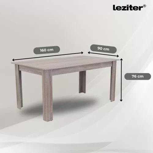 Leon 4+1 étkező garnitúra yorki tölgy-barna