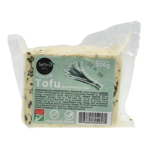 Toffini Tofu METÉLŐHAGYMÁS 30N