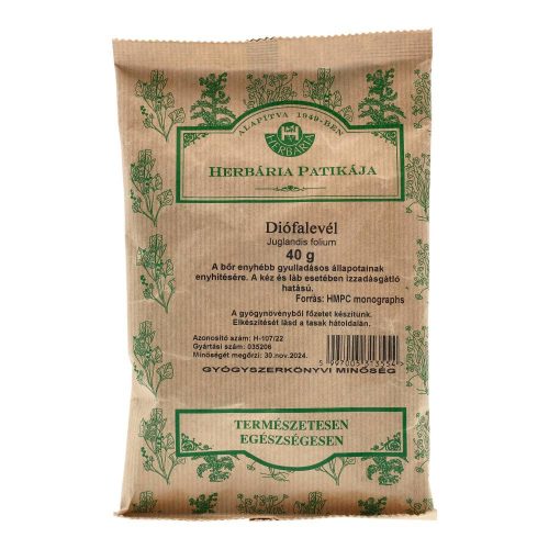 HERBÁRIA DIÓFALEVÉL TEA 40G