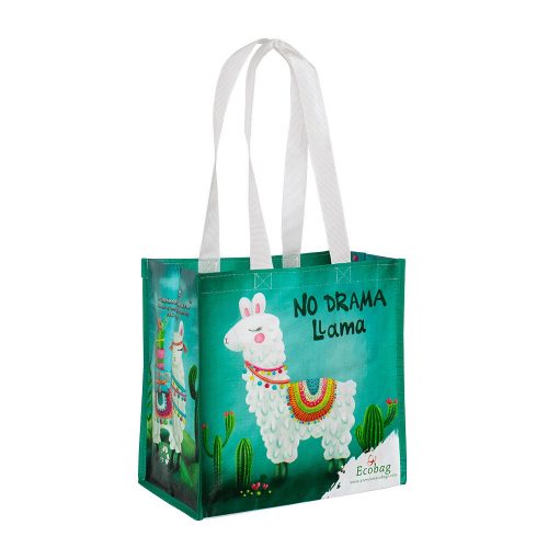 ÖKOTÁSKA LÁMA/VIRÁGOS
