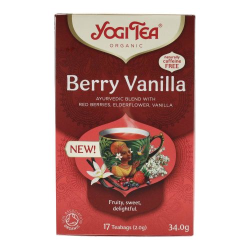 YOGI BIO BOGYÓS GYÜMÖLCS-VANÍLIA TEA