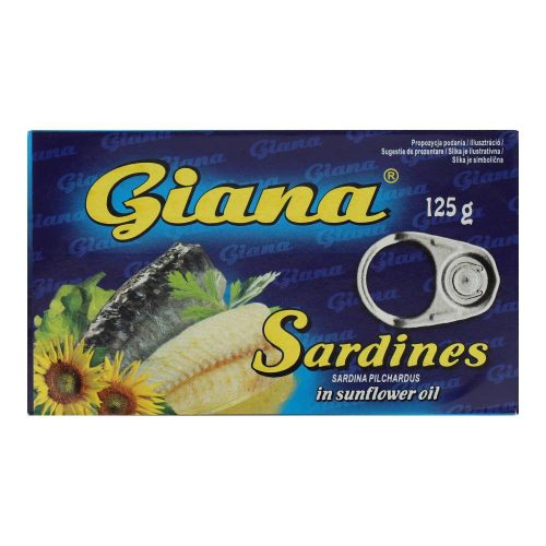 GIANA SZARDÍNIA OLAJBAN 125G