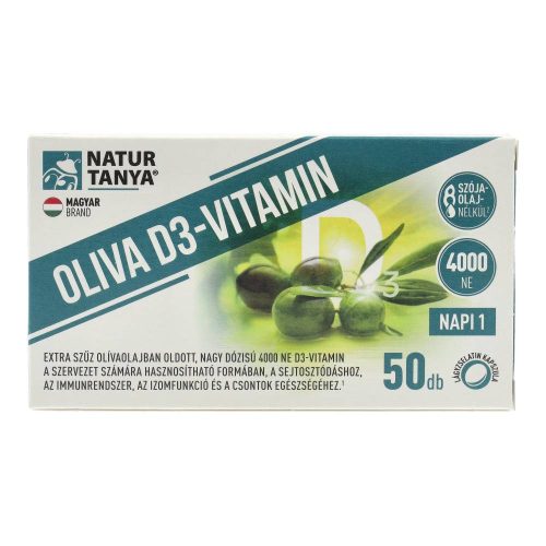 NATUR TANYA OLIVA D3-VITAMIN 50DB