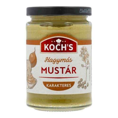 KOCHS MUSTÁR VÖRÖSHAGYMA 350G