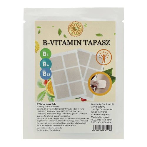 SUN MOON B VITAMIN TAPASZ 6DB