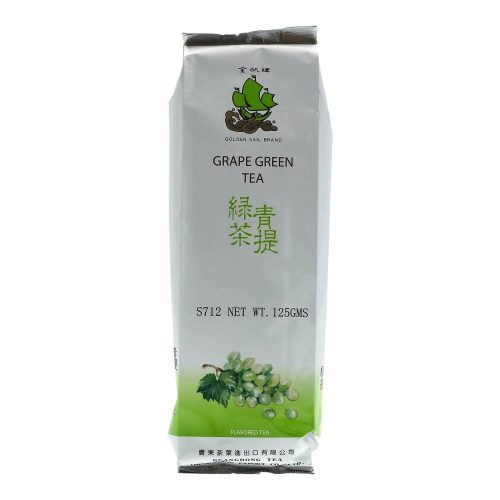 GOLDEN SAIL ZÖLD TEA SZŐLŐ SZÁLAS 100G