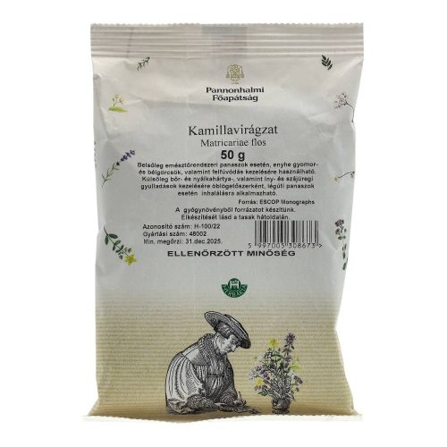 PANNONHALMI KAMILLAVIRÁG 50G