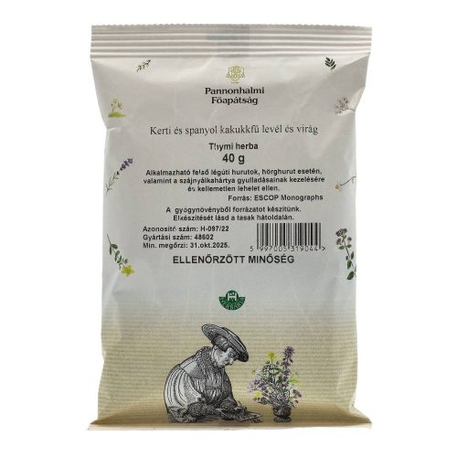 PANNONHALMI KERTI KAKUKKFŰ 40G