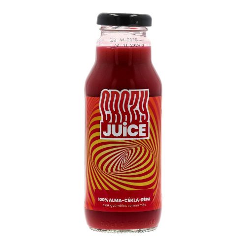 CRAZY JUICE GYÜM.LÉ CÉK.-RÉPA 300ML DRS