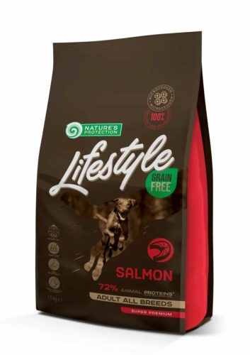 Natures Protection Lifestyle Dog Adult Grain Free Salmon 1,5kg