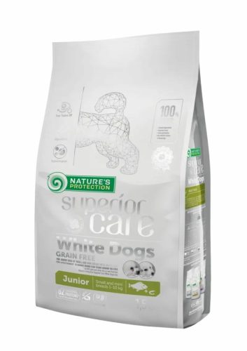 Natures Protection Superior Care White Dog Grain Free White Fish Junior Small 1,5kg