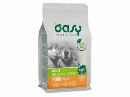 Oasy Dog OAP Adult Medium/Large Pork 12kg