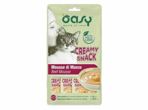 Oasy Cat Creamy Snack Beef 4x15g
