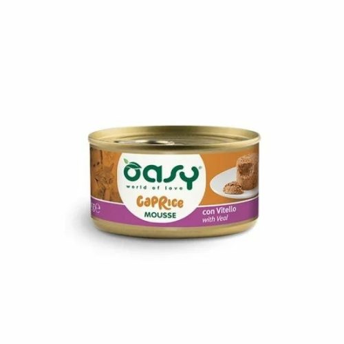 Oasy Cat Konzerv Caprice Mousse Veal - borjúhús 85g