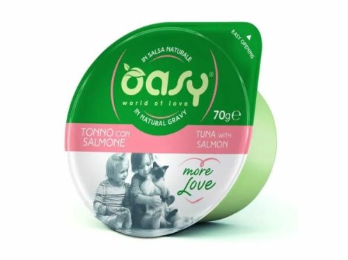 Oasy Cat Tálka More Love Tuna&Salmon 70g