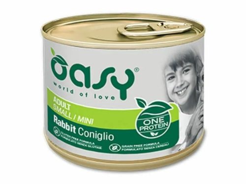 Oasy Dog Konzerv OP Adult Small/Mini Rabbit 200g