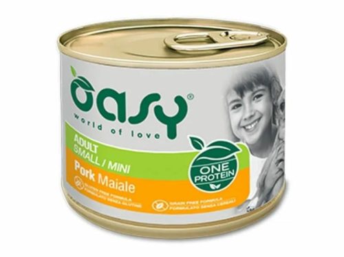 Oasy Dog Konzerv OP Adult Small/Mini Pork 200g