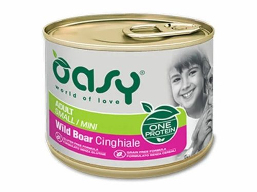 Oasy Dog Konzerv OP Adult Small/Mini Wild Boar 200g