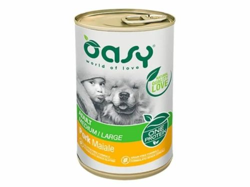 Oasy Dog Konzerv OP Adult Medium/Large Pork 400g