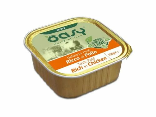 Oasy Dog Alutálka Tasty Paté Adult Chicken 150g