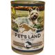 Pet s Land Dog Konzerv Sertés-Hal körtével 415g
