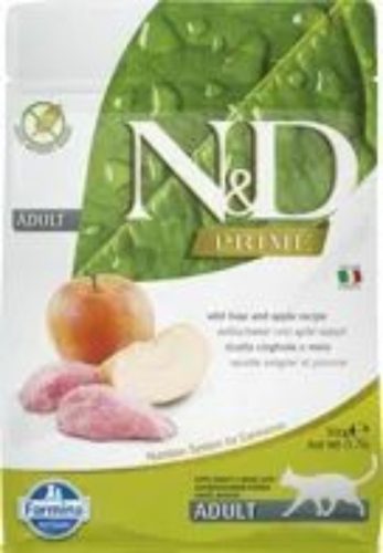 N&D Cat Prime vaddisznó&alma adult 300g