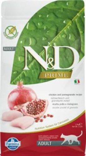 N&D Cat Prime csirke&gránátalma adult 1,5kg