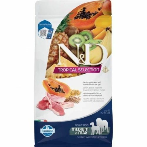 N&D Tropical Selection Dog Lamb adult medium & maxi 2kg