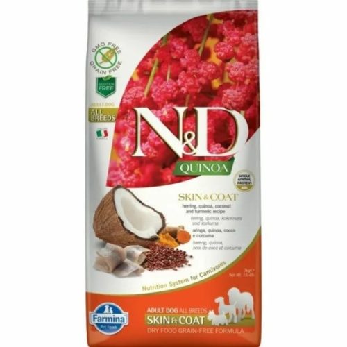 N&D Dog Quinoa Skin&coat hering7kg