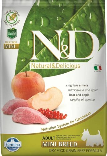 N&D Dog Prime Vaddisznó&alma Adult Mini 7kg