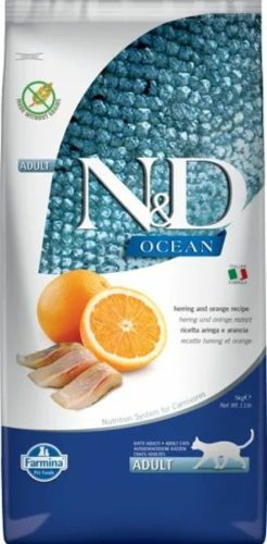 N&D Cat Ocean hering&narancs adult 10kg