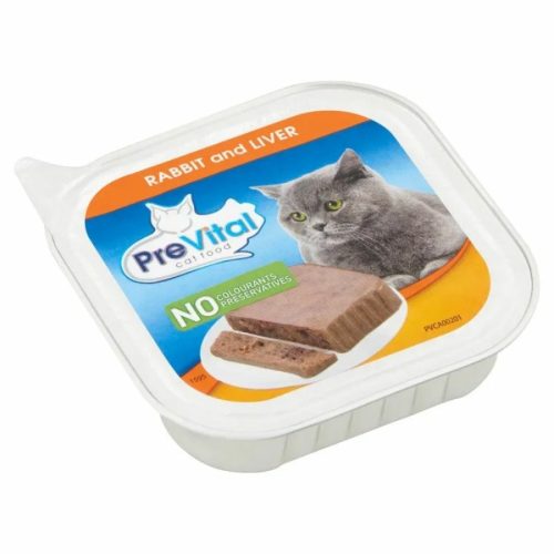 PreVital alutálka macska nyúl-máj 100gr