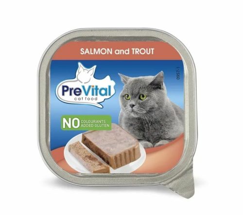 PreVital alutálka macska lazac-pisztráng 100gr