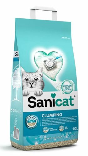 Sanicat macskaalom Clumping marseille szappan csomósodó bentonit 10l
