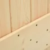 Tömör fenyőfa tolóajtó fémszerelék szettel 70 x 210 cm