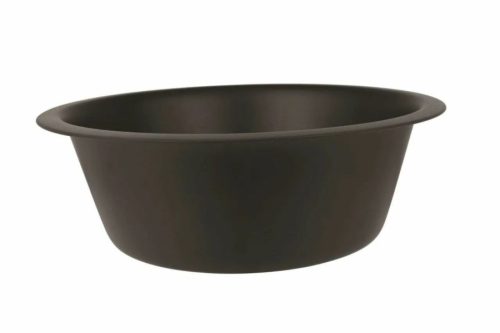 Tál Fém Etető/Itató Fekete 0,700l / 16,5cm