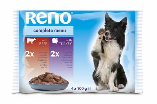Reno alutasak Kutya marha-pulyka 4x100gr