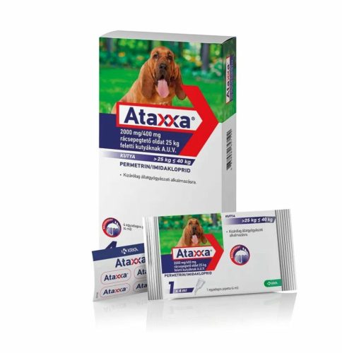 Ataxxa 2000mg/400mg rácsepegtető oldat 25-40kg 1x