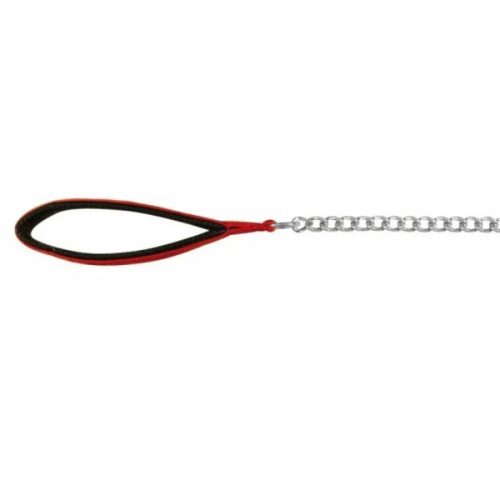 Trixie Póráz Láncos nylon fogóval 1m/3mm piros