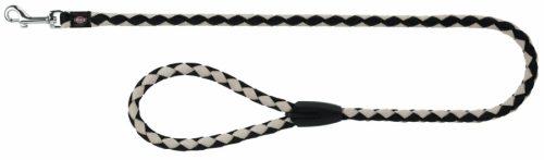 Trixie Póráz Cavo, S–M: 1.00 m/12 mm, Fekete/Ezüst