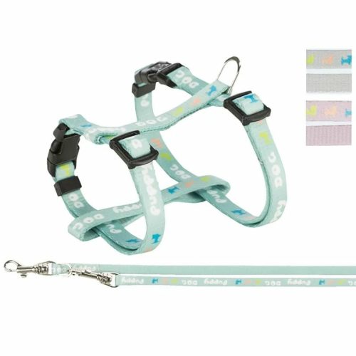 Trixie Junior Puppy Szett Hám+Póráz 23–34 cm/8mm 2m Menta