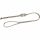 Trixie Póráz Be Nordic bőr Xs-L 1,2m/8mm szürke