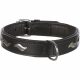 Trixie Nyakörv Active bőr designnal S-M 34-40cm/22mm fekete