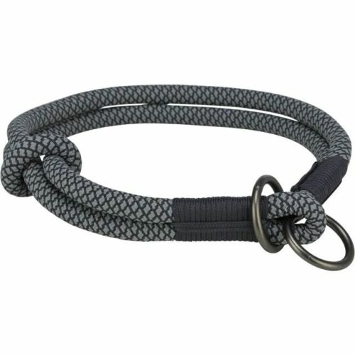 Trixie Fojtó Soft Rope S-M 40cm/10mm fekete/szürke