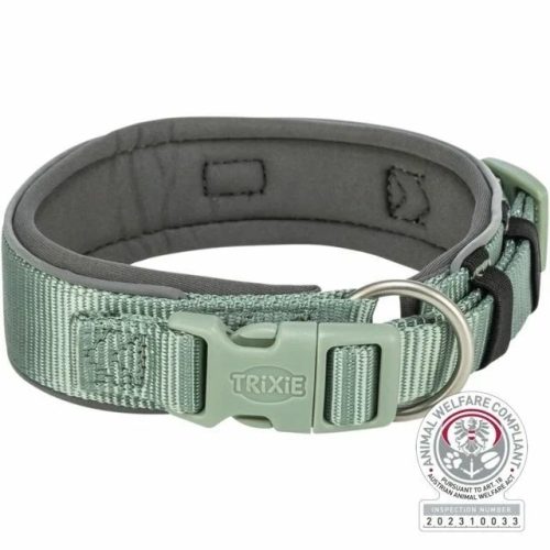 Trixie Nyakörv Premium extra széles S-M 33-42CM/35MM zsálya/grafit
